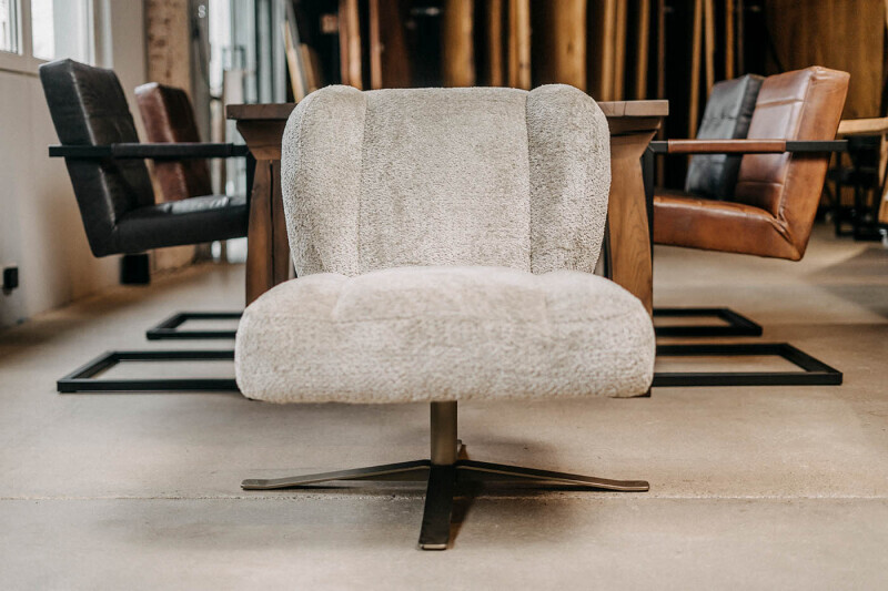 Lounge Sessel modern mit Drehfunktion Charlie