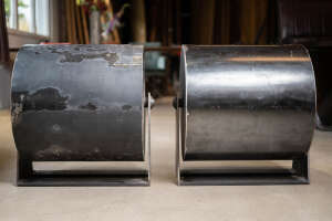 Tischgestell aus Stahl als Walze 67 x 72cm AUSSTELLUNGSST&Uuml;CK - #custom.ansicht# 3