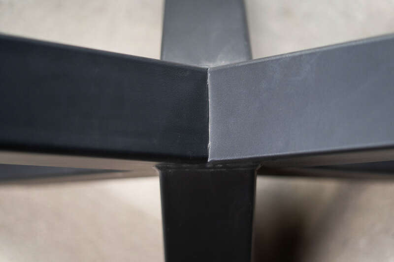 Tischuntergestell schwarz Metall Dalvik 4