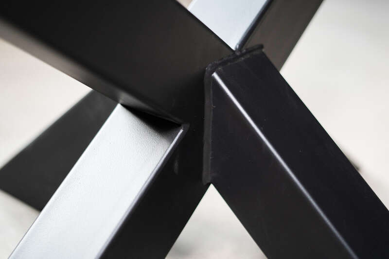 Tischuntergestell schwarz Metall Dalvik 5