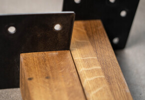 Holz Tischbeine aus Eiche 69 x 8cm 4er Set - #custom.ansicht# 3