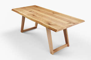 Tisch Eiche mit Baumkante Kenan - #custom.ansicht# 3