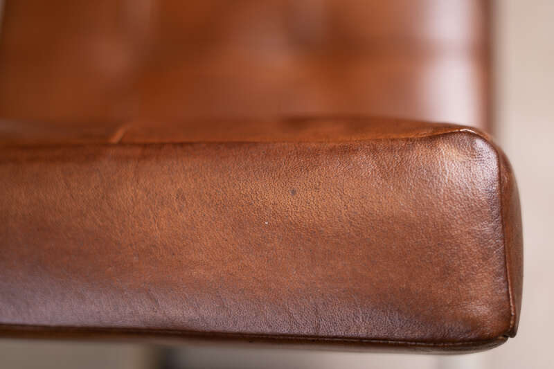 Detailbild Lederbezug Stuhl