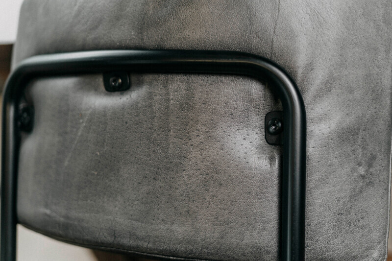 Detailbild Rückenlehne Stahlgestell