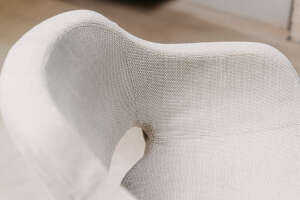 Detailfoto Sitzschale Cooper Textilbezug