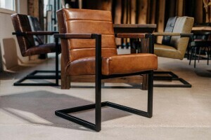Freischwinger Stuhl Metall-Gestell Jody - #custom.ansicht# 1