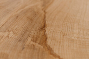 Maserung der Baumscheiben Tischplatte aus Esche 0158
