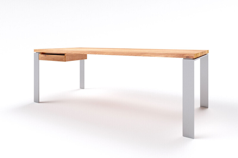 Karuk Eichenholz Schreibtisch  modernes Design mit Schubladen