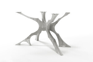 Designer Tischgestell aus Stahl