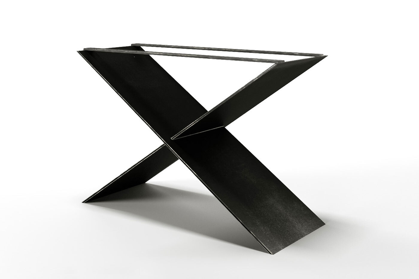 Modernes Tischuntergestell in X-Form Astra