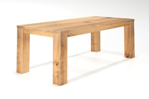 Eiche Tischuntergestell klassisch nach Ma&szlig; Almina - #custom.ansicht# 4