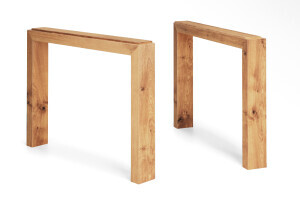 Holz Tischgestell aus der Eiche vom Modell Magnus