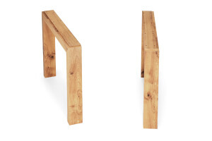 Tischbeine aus Eichenholz für Tischplatten vom Modell Magnus