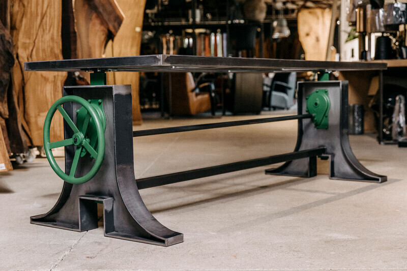 Tischgestell höhenverstellbar aus Stahl Hookes