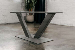 Metall Mittelfuß Tischgestell in V-Form