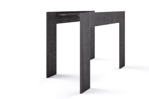 flache Tischfüße aus Stahl im Minimal Design