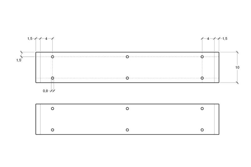 Flachband Tischgestell Horten 10 im 2er Set - Ansicht 10