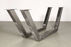Industriedesign Tischgestell Roald Stahl