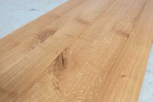 Massivholz Eiche Tischplatte gezackt 245x90cm - #custom.ansicht# 3