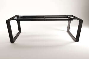 Stahl Tischgestell selbsttragend dreiteilig