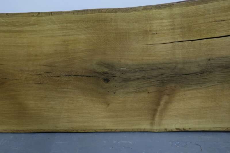 Eiche massivholz Tischplatte unverleimt 295x107x6 cm 944892 - Ansicht 6