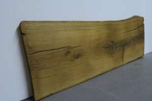 Eiche massivholz Tischplatte unverleimt 295x107x6 cm 944892 - Ansicht 1