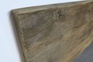 Rustikal geb&uuml;rstete alte Tischplatte Eichenholz nach Ma&szlig; - #custom.ansicht# 3