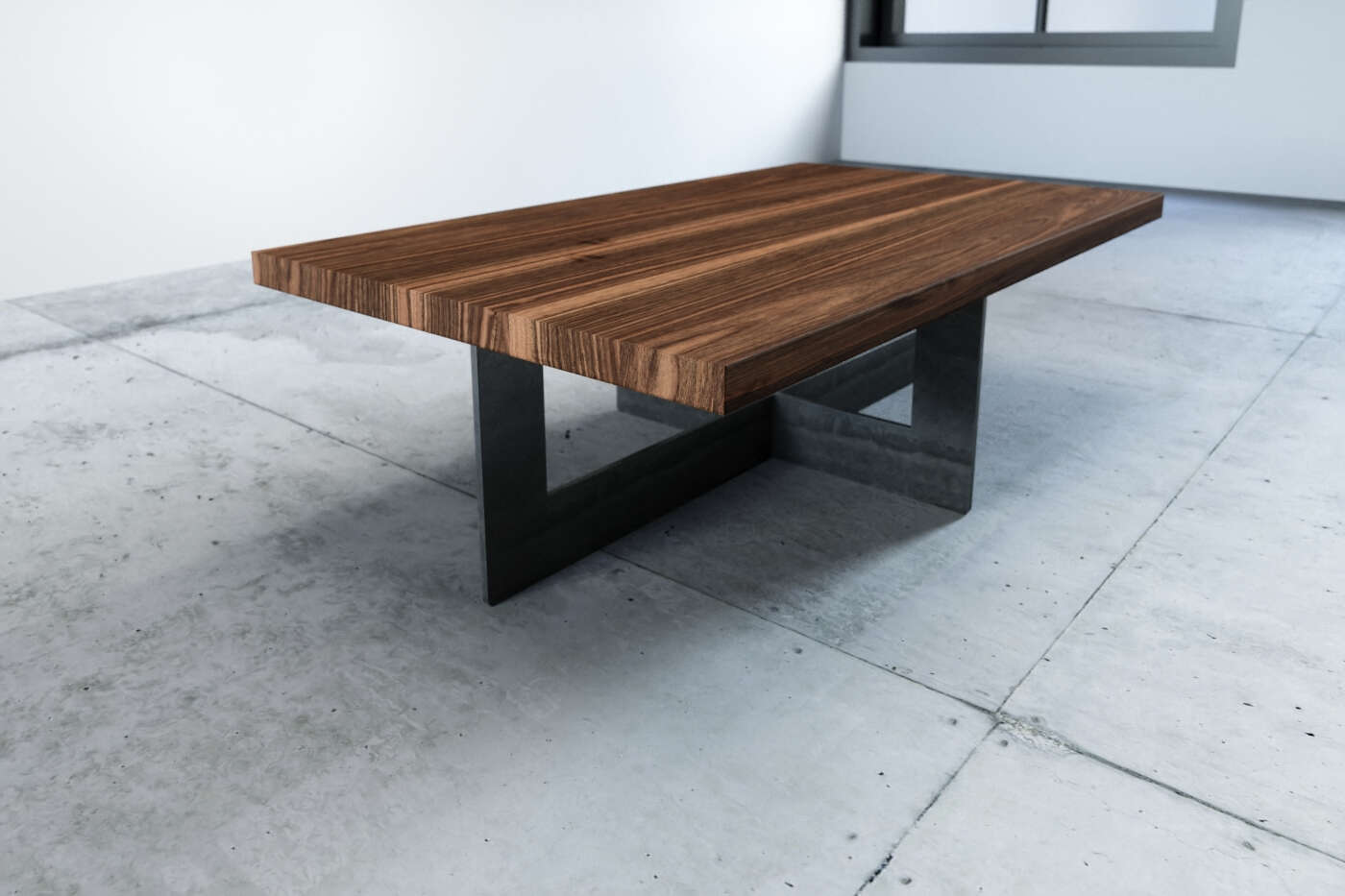 Tisch Couch Nussbaum Kolding