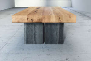 Holz Tisch Couch alte Eiche Raik - #custom.ansicht# 4