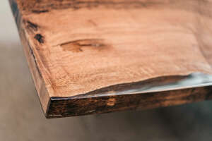 Rustikale Eiche Tischplatte mit Epoxid 360 x 115 x 5 cm - #custom.ansicht# 8