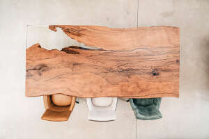 Eiche Tischplatte: Moderne &amp; Natur 260 x 120 x 5,5 cm - #custom.ansicht# 1