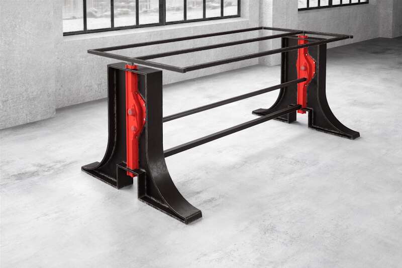 Tischgestell h&ouml;henverstellbar aus Stahl Hookes - #custom.ansicht# 9