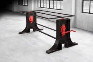 Tischgestell höhenverstellbar Stahl