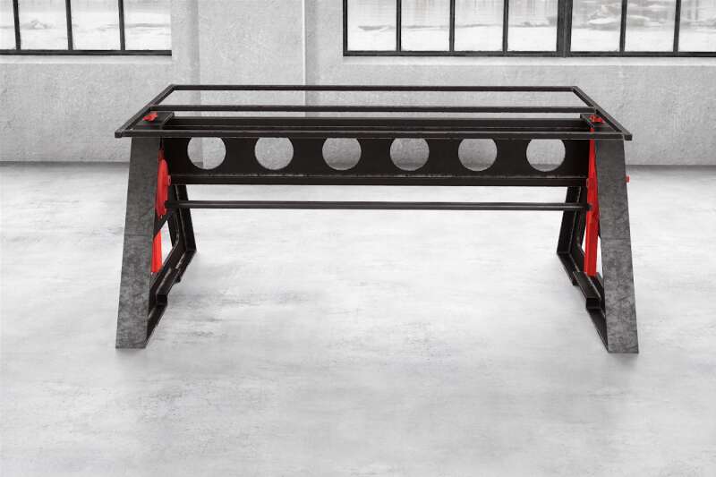 Tisch Untergestell h&ouml;henverstellbar aus Stahl massiv...