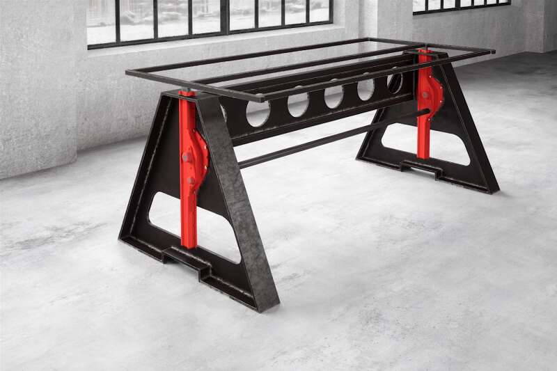 Stahl Tischgestell Jackon h&ouml;henverstellbar - #custom.ansicht# 4