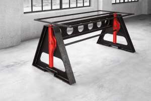 Stahl Tischgestell Jackon h&ouml;henverstellbar - #custom.ansicht# 3