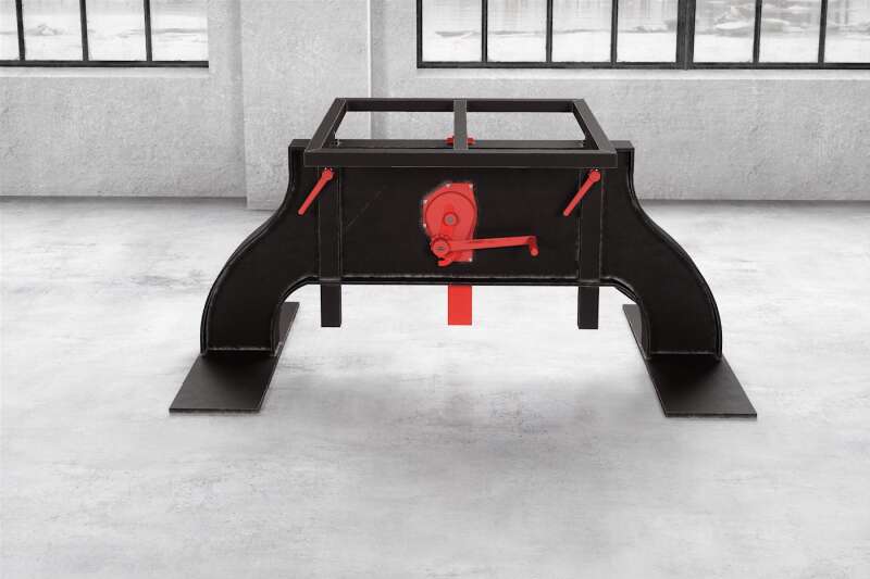 Tischgestell höhenverstellbar aus Stahl