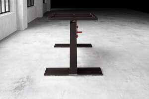 Tischunterbau Longway h&ouml;henverstellbar im Industrielook - #custom.ansicht# 4