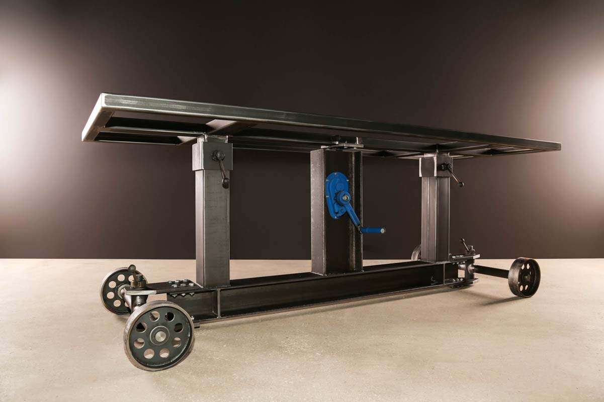 Industrie Stahl Tischgestell höhenverstellbar Elevator