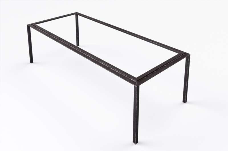 Tischgestell filigran aus Stahl nach Maß Filigrando - Ansicht 3