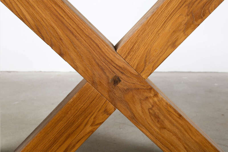 Holzkreuz Tischbeine Nelson Eiche massiv (2er Set) - Ansicht 4