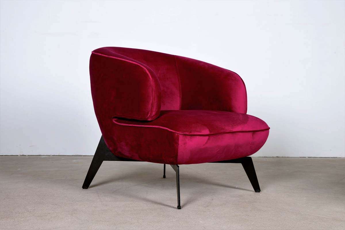 Lounge Sessel Aladin Royal-Green oder Fuchsia - Ansicht 1