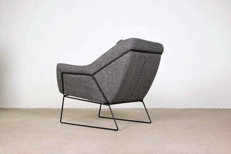 Stoff Lounge Sessel Anwar modern - Ansicht 4