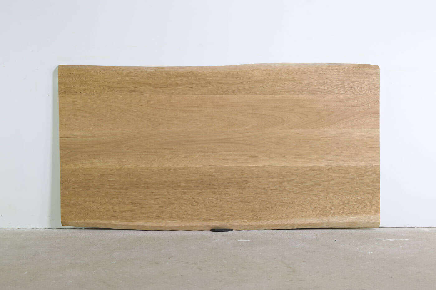 Tischplatte Eiche astfrei mit Baumkanten Unikat 190 x 100 x 4cm