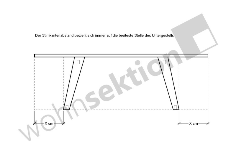 Montagevorbereitung - Tischplatte mit Tischgestell verbinden - #custom.ansicht# 3