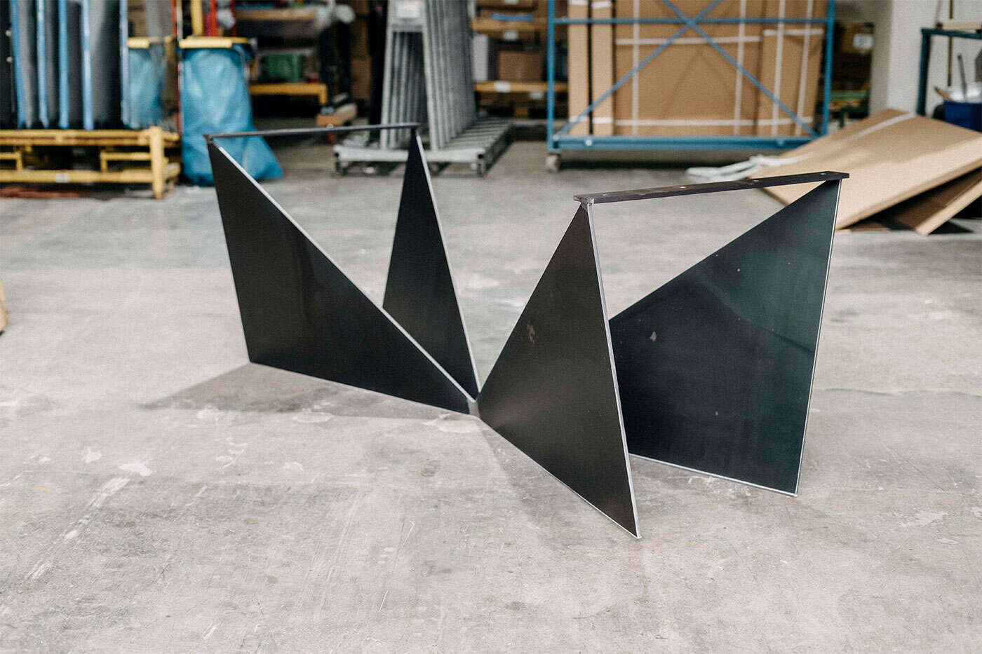 Design Tischgestell Stahl nach Maß Tanger - Ansicht 1