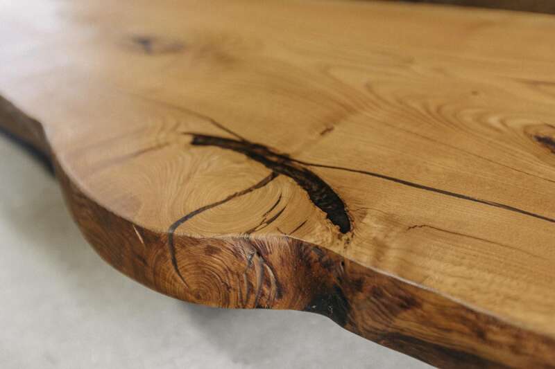 Tischplattebaumkante aus Kastanie 220 x 110 cm - #custom.ansicht# 6