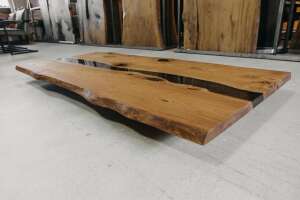 Tischplattebaumkante aus Kastanie 220 x 110 cm - #custom.ansicht# 1