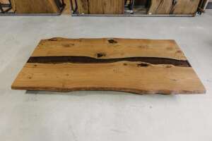 Tischplattebaumkante aus Kastanie 220 x 110 cm - #custom.ansicht# 2