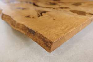 Gef&uuml;llte Giessharz Baumkanten Tischplatte aus Esche 220 x 110 x 5 cm - #custom.ansicht# 3